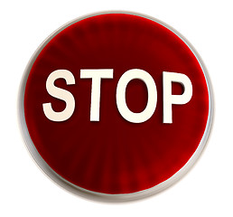 Image showing red stop button