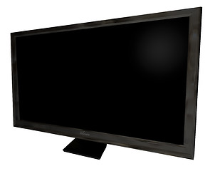 Image showing Television front angle