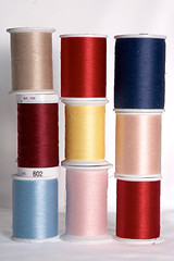 Image showing Spools of thread