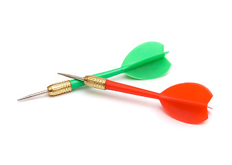 Image showing Two darts