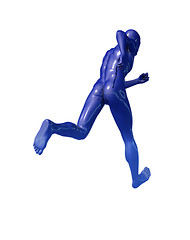 Image showing blue race