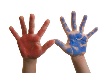 Image showing Painted Hands