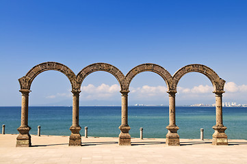 Image showing Los Arcos Amphitheater in Puerto Vallarta, Mexico