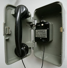 Image showing One button phone