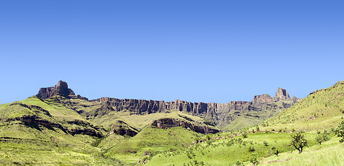 Image showing Panoramic mountain