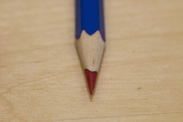 Image showing red crayon