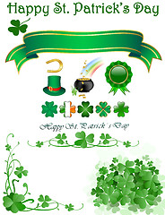 Image showing st patrick`s day icons