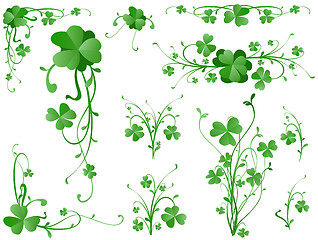 Image showing clover design elements