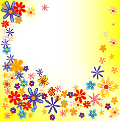 Image showing Flowers background