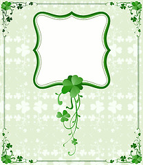 Image showing St. Patrick`s Day frame 