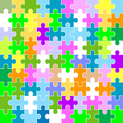 Image showing jigsaw puzzle pattern