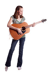 Image showing Playing Guitar Serious