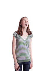 Image showing Teenager Singing