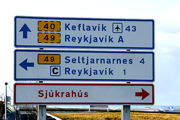 Image showing Road sign