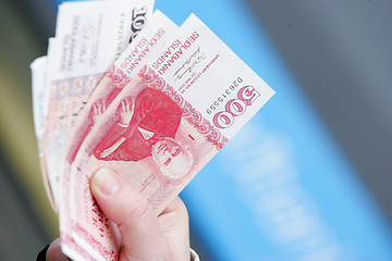 Image showing Iceland money