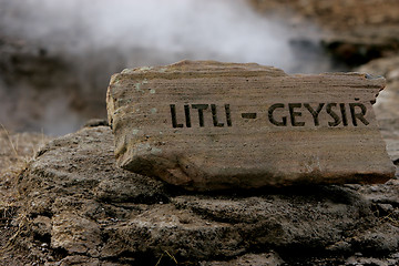 Image showing Little geysir