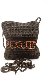 Image showing knitted change purse bag souvenir of bequia