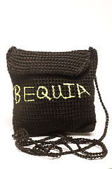 Image showing knitted change purse bag souvenir of bequia