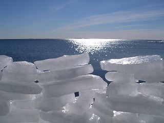 Image showing Ice wall