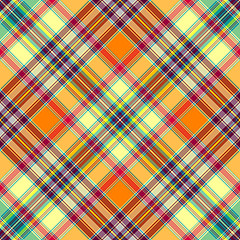 Image showing Seamless Yellow-orange And Green Pattern