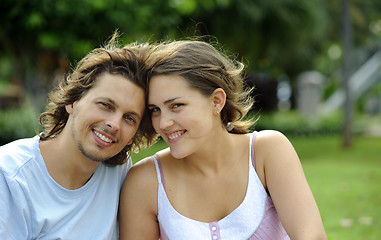 Image showing Happy young couple