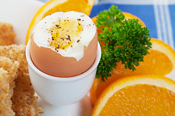 Image showing Soft Boiled Egg