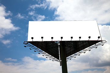 Image showing the billboard on the blue sky background.