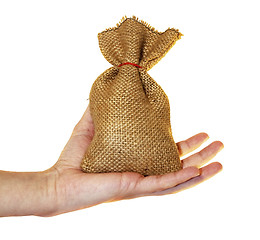 Image showing Small money bag