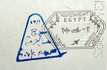 Image showing visa