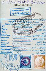 Image showing visa