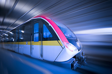 Image showing train motion blur