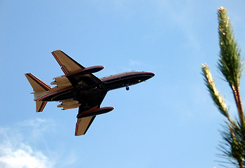 Image showing Airplane landing