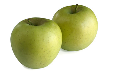 Image showing Two Golden Apples