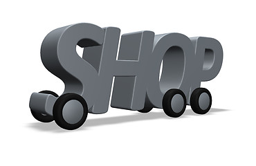 Image showing shop on wheels