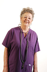 Image showing Senior nurse.