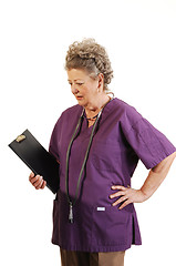 Image showing Senior nurse.