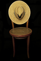 Image showing Old Hat, Old Chair