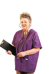 Image showing Senior nurse.