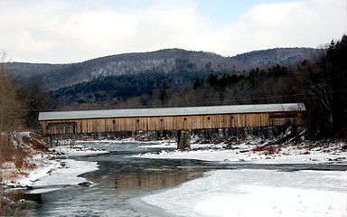 Image showing covered bridge