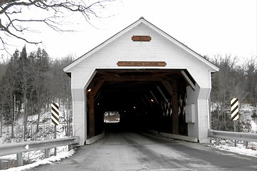 Image showing white bridge
