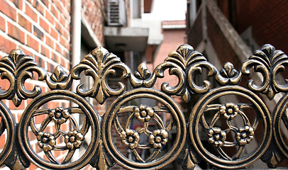 Image showing Iron gate