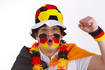 Image showing Soccer fan