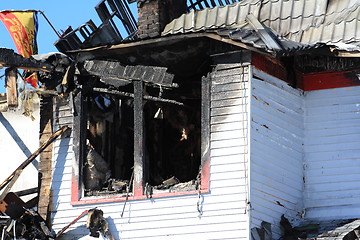 Image showing Fire damage