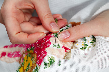 Image showing Fine needlework