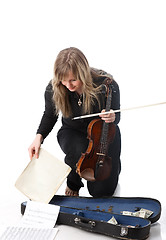 Image showing Street violinist