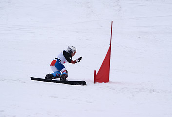 Image showing Snowboard. Competition.