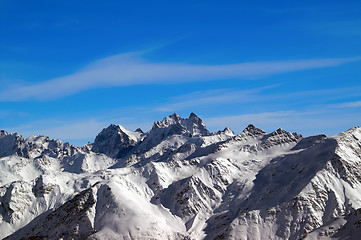 Image showing Panoramic view from Elbrus