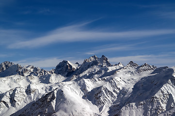 Image showing Panoramic view from Elbrus