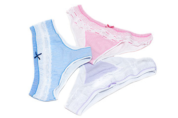 Image showing Three feminine panties