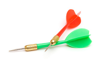 Image showing Two darts